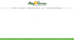 Desktop Screenshot of abbyservices.com